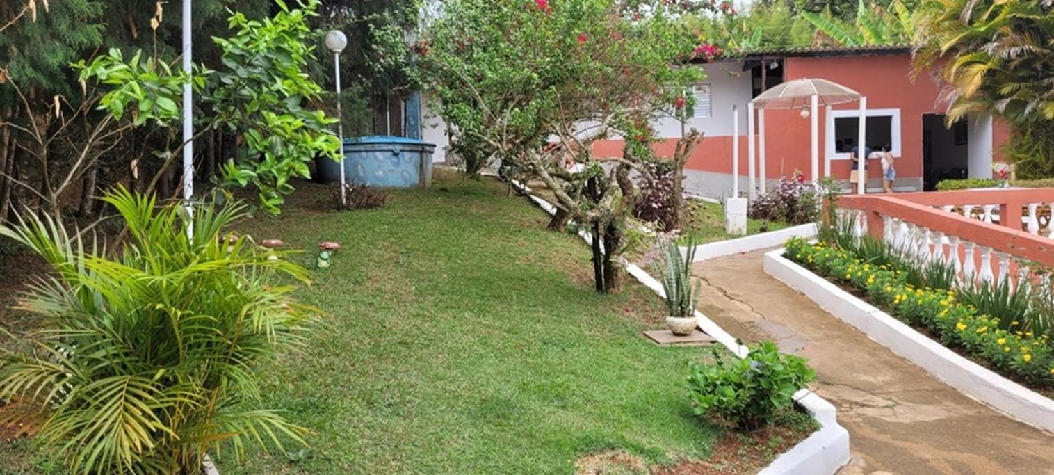 Linda Chacara Com Piscina Churrasqueira E Wi-Fi Mairinque Exterior foto