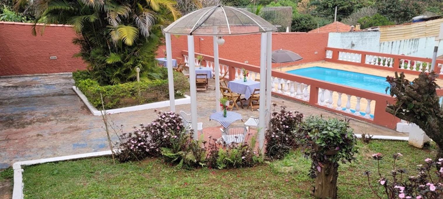 Linda Chacara Com Piscina Churrasqueira E Wi-Fi Mairinque Exterior foto
